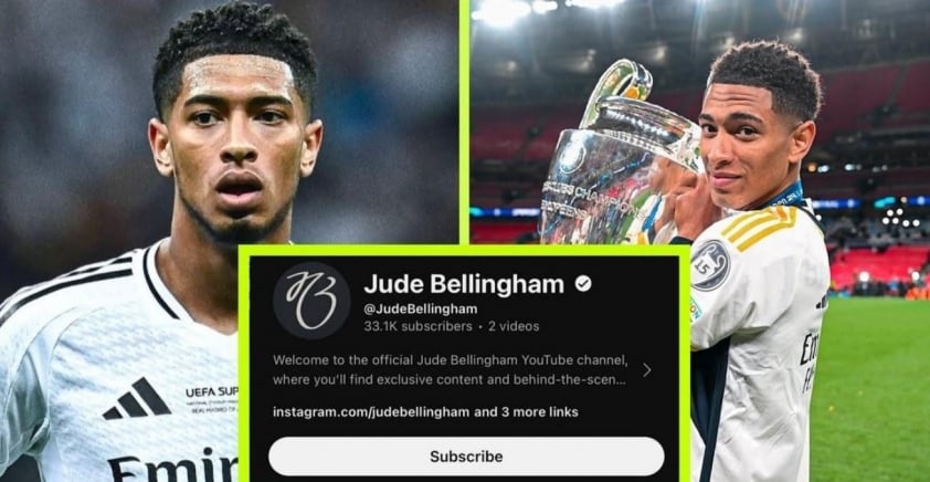 Nối gót Ronaldo, Jude Bellingham ra mắt kênh Youtube-523961